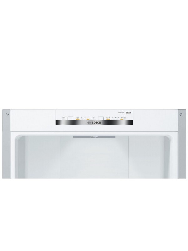 Bosch Ψυγειοκαταψύκτης 368lt Total NoFrost Υ201xΠ60xΒ66εκ. Ασημί KGN39VIDB