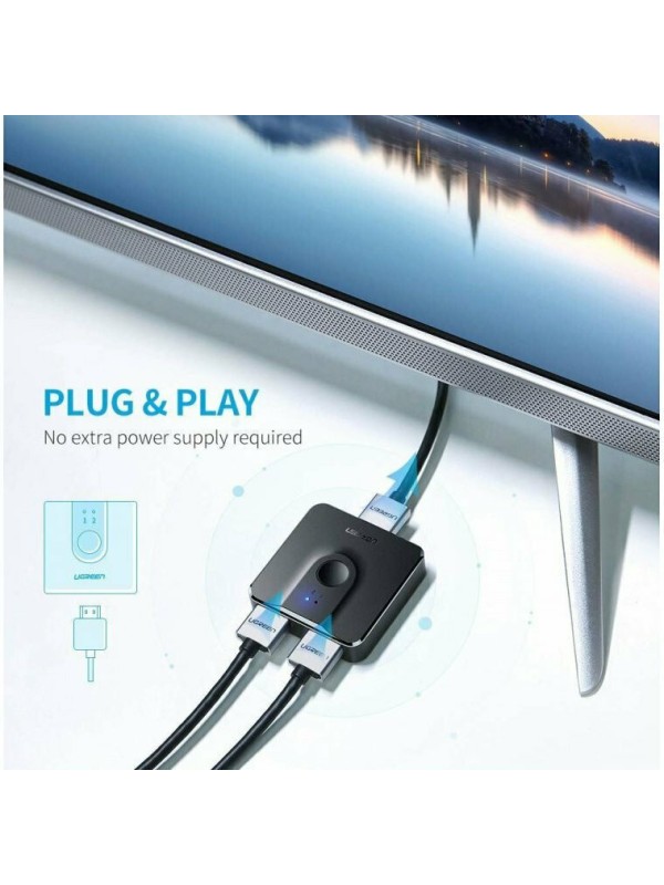 Ugreen HDMI 2-1 Switch Splitter 4K Bidirectional HDMI Splitter 50966
