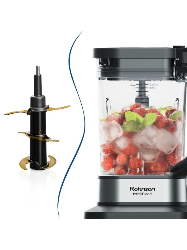 Rohnson Μπλέντερ για Smoothies 2.1lt 2000W Μαύρο R-5349 Rohnson Μπλέντερ για Smoothies 2.1lt 2000W Μαύρο R-5349