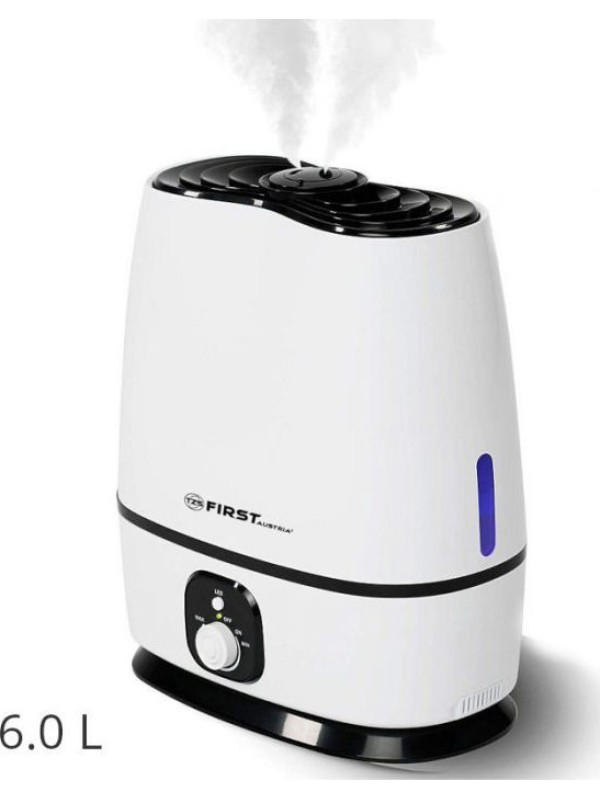 Υγραντήρας Υπερήχων First Austria FA-5599-A 6L 25W για Χώρους 30m² Υγραντήρας Υπερήχων First Austria FA-5599-A 6L 25W για Χώρους 30m²