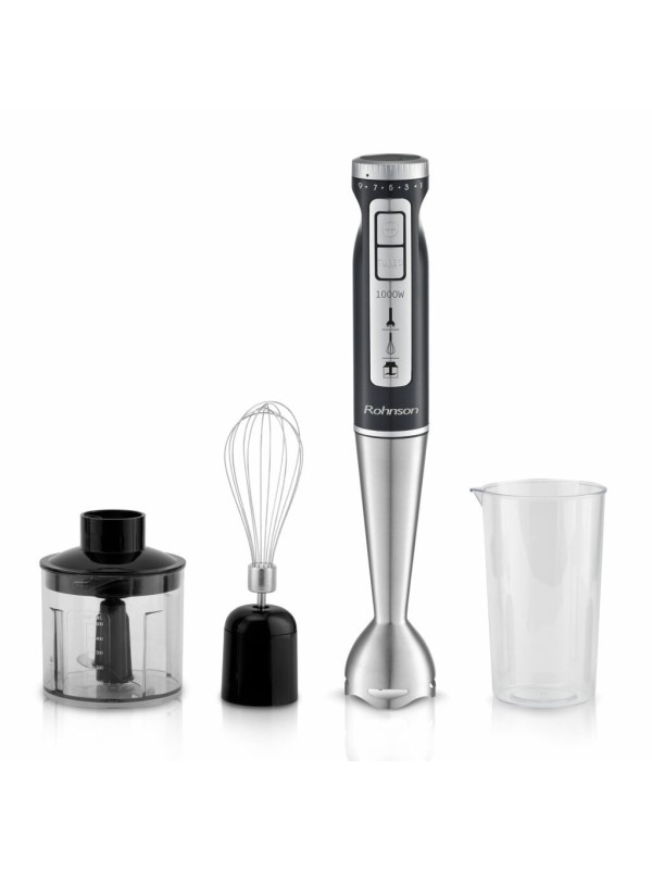 Rohnson R-5794 Ραβδομπλέντερ με Ανοξείδωτη Ράβδο 1000W Ασημί