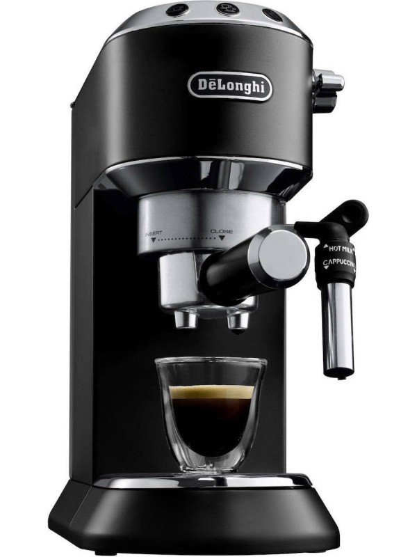 De'Longhi Dedica Pump Μηχανή Espresso 1300W Πίεσης 15bar Μαύρη EC 685 BK De'Longhi Dedica Pump Μηχανή Espresso 1300W Πίεσης 15bar Μαύρη EC 685 BK