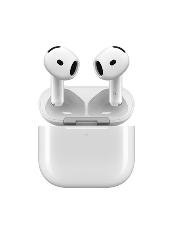 Apple AirPods 4 Earbud Bluetooth Handsfree Ακουστικά με Αντοχή στον Ιδρώτα και Θήκη Φόρτισης Λευκά Apple AirPods 4 Earbud Bluetooth Handsfree Ακουστικά με Αντοχή στον Ιδρώτα και Θήκη Φόρτισης Λευκά