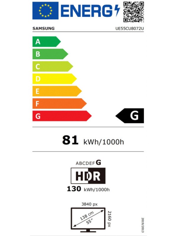 Samsung Smart Τηλεόραση 55" 4K UHD LED U8000F HDR (2025) UE55U8072FUXXH Samsung Smart Τηλεόραση 55" 4K UHD LED U8000F HDR (2025) UE55U8072FUXXH