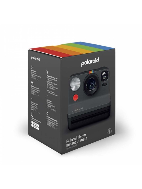 Polaroid Now Gen 2 Instant Φωτογραφική Μηχανή Black Polaroid Now Gen 2 Instant Φωτογραφική Μηχανή Black