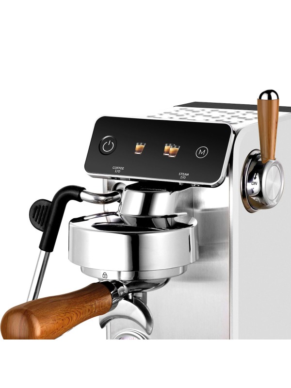 Rohnson R-98300  Suprema Μηχανή Espresso 2700W Πίεσης 20bar Ασημί