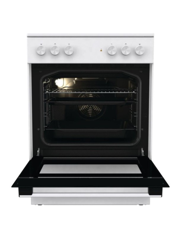 Gorenje Κουζίνα GEC6A41WC 71lt με Κεραμικές Εστίες Π60εκ. Λευκή Gorenje Κουζίνα GEC6A41WC 71lt με Κεραμικές Εστίες Π60εκ. Λευκή