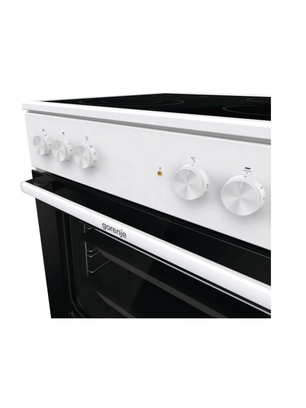 Gorenje Κουζίνα GEC6A41WC 71lt με Κεραμικές Εστίες Π60εκ. Λευκή Gorenje Κουζίνα GEC6A41WC 71lt με Κεραμικές Εστίες Π60εκ. Λευκή