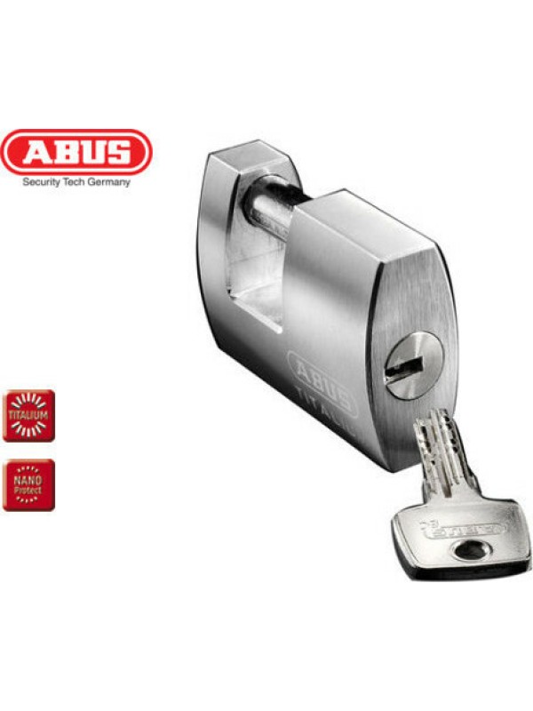 Abus Titalium 82ΤΙ/70Β Αλουμινένιο Λουκέτο Τάκου με Κλειδί 70mm Ασημί Abus Titalium 82ΤΙ/70Β Αλουμινένιο Λουκέτο Τάκου με Κλειδί 70mm Ασημί