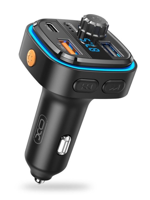 XO FM Transmitter Αυτοκινήτου BCC08 με Bluetooth / Type-C / USB