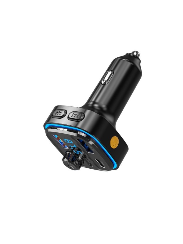 XO FM Transmitter Αυτοκινήτου BCC08 με Bluetooth / Type-C / USB