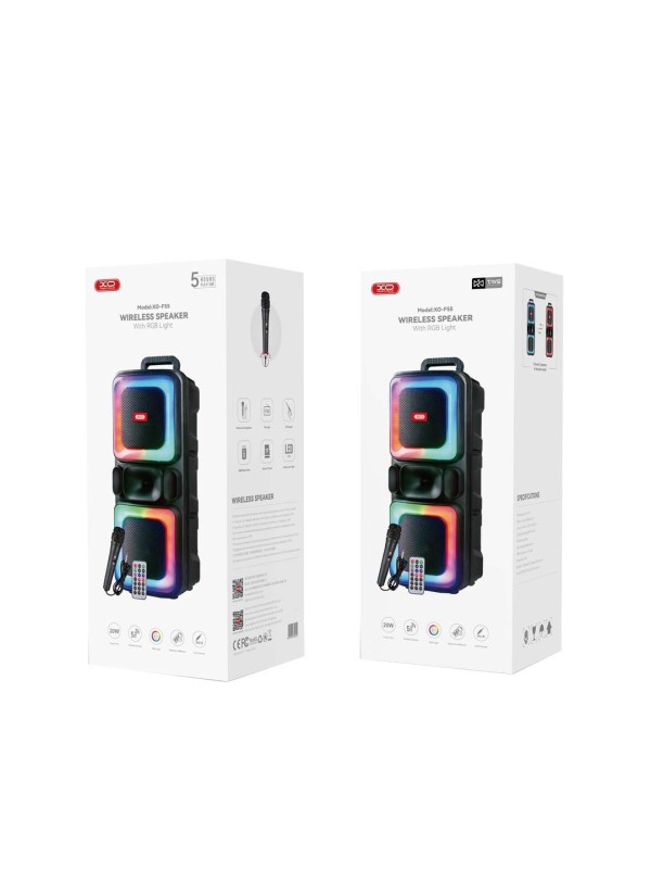 XO F55 Ηχείο Bluetooth 20W με Ραδιόφωνο Μαύρο