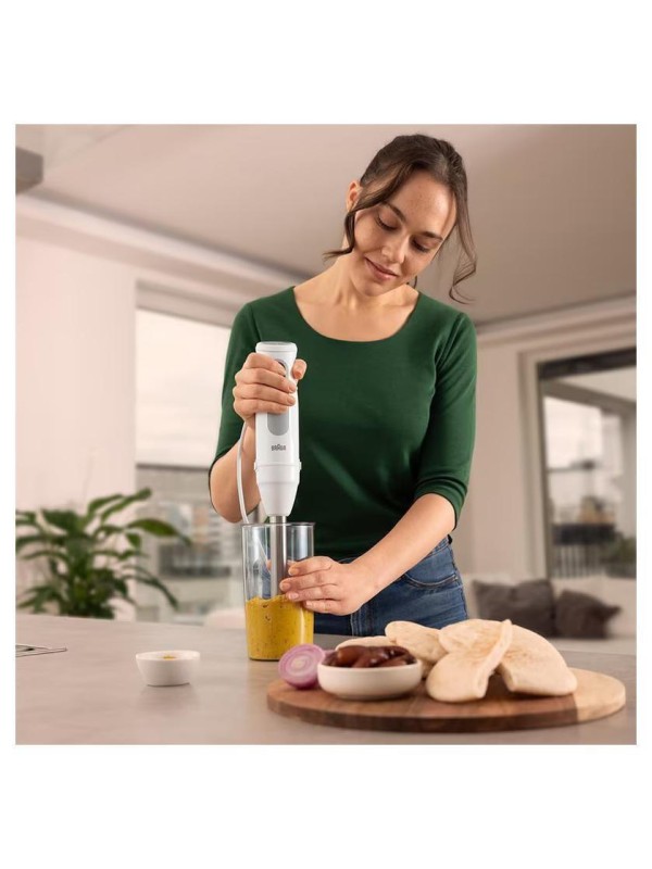 Braun MultiQuick 5 MQ50001MWH Ραβδομπλέντερ με Ανοξείδωτη Ράβδο 1000W Λευκό Braun MultiQuick 5 MQ50001MWH Ραβδομπλέντερ με Ανοξείδωτη Ράβδο 1000W Λευκό