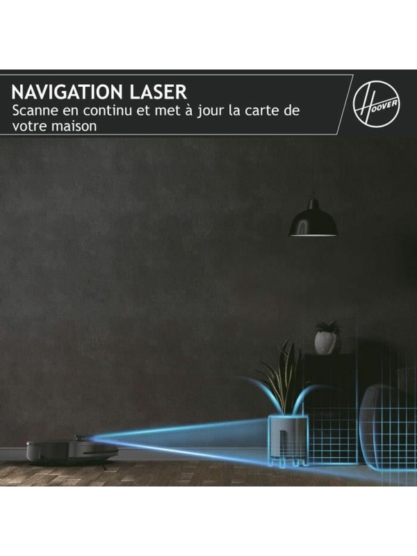 Hoover HG410D 011 Σκούπα Ρομπότ με Χαρτογράφηση και Wi-Fi Μαύρη Hoover HG410D 011 Σκούπα Ρομπότ με Χαρτογράφηση και Wi-Fi Μαύρη