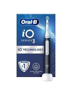Oral-B iO Series 3 Ηλεκτρική Οδοντόβουρτσα με Αισθητήρα Πίεσης Black Oral-B iO Series 3 Ηλεκτρική Οδοντόβουρτσα με Αισθητήρα Πίεσης Black