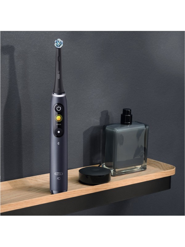 Oral-B iO Series 8 Ηλεκτρική Οδοντόβουρτσα με Χρονομετρητή, Αισθητήρα Πίεσης και Θήκη Ταξιδίου Μαύρη Oral-B iO Series 8 Ηλεκτρική Οδοντόβουρτσα με Χρονομετρητή, Αισθητήρα Πίεσης και Θήκη Ταξιδίου Μαύρη