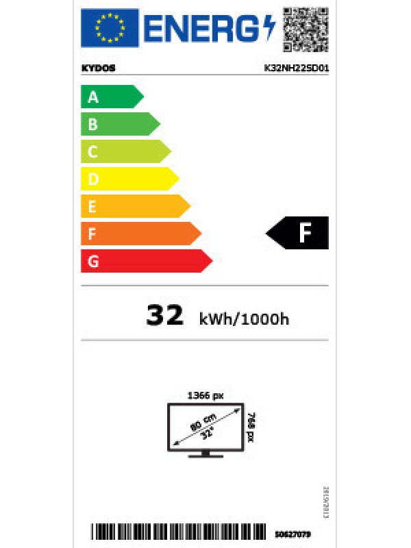 Kydos Τηλεόραση 32" HD Ready LED K32NH22SD01 V3 Kydos Τηλεόραση 32" HD Ready LED K32NH22SD01 V3