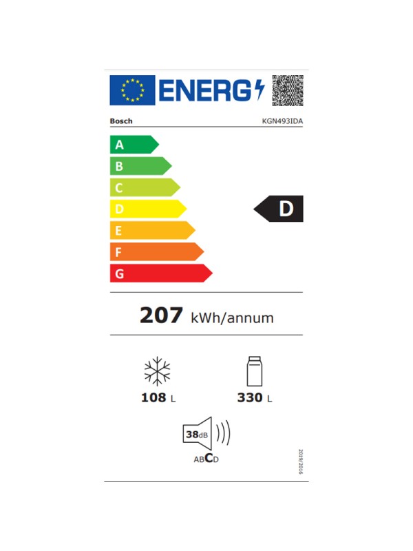 Bosch Ψυγειοκαταψύκτης 438lt Total NoFrost Υ203xΠ70xΒ67εκ. Γκρι KGN493IDA Bosch Ψυγειοκαταψύκτης 438lt Total NoFrost Υ203xΠ70xΒ67εκ. Γκρι KGN493IDA