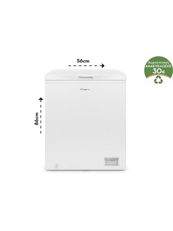 Καταψύκτης Μπαούλο Inventor MDH-145 EL 142lt Καταψύκτης Μπαούλο Inventor MDH-145 EL 142lt