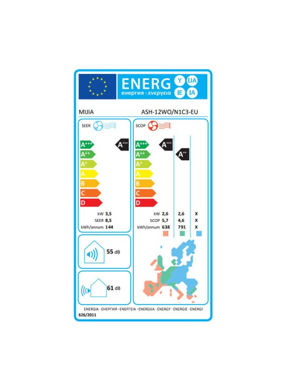 Xiaomi Mijia Pro Eco Κλιματιστικό Inverter 12000 BTU A+++/A++ με WiFi Xiaomi Mijia Pro Eco Κλιματιστικό Inverter 12000 BTU A+++/A++ με WiFi