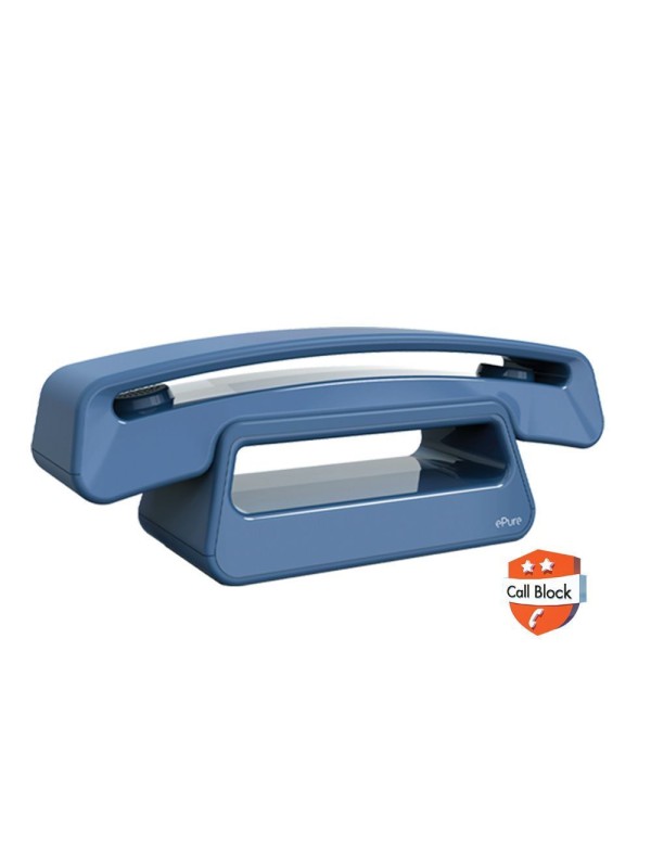 Alcatel ePure Iconic Ασύρματο Τηλέφωνο με Ελληνικό Μενού Μπλε Alcatel ePure Iconic Ασύρματο Τηλέφωνο με Ελληνικό Μενού Μπλε