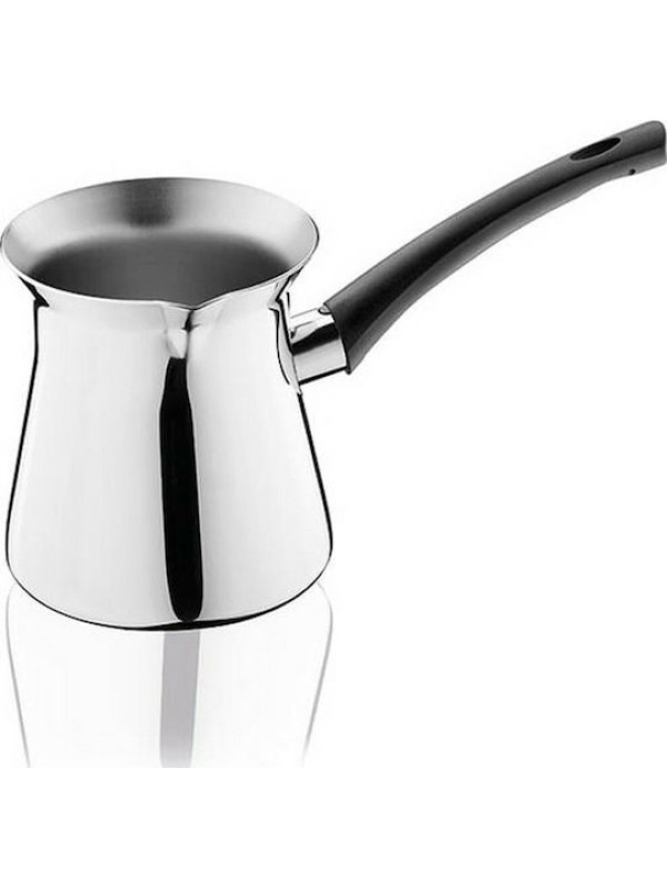 Pyramis Advanced No3 Μπρίκι Ηλεκτρικό από Ανοξείδωτο Ατσάλι σε Ασημί Χρώμα Αντικολλητικό 230ml