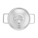 Fissler Pure Βαθιά Ανοξείδωτη Κατσαρόλα 3.6lt / 20cm 8611420000