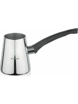 Pyramis Superior No3 Μπρίκι Ηλεκτρικό / Υγραερίου από Ανοξείδωτο Ατσάλι σε Ασημί Χρώμα Pyramis Superior No3 Μπρίκι Ηλεκτρικό / Υγραερίου από Ανοξείδωτο Ατσάλι σε Ασημί Χρώμα