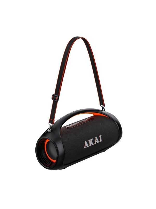 Akai Wavestormer Ηχείο Bluetooth 110W με Διάρκεια Μπαταρίας έως 6 ώρες Μαύρο