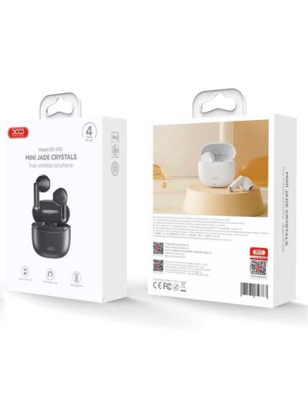 X33 Tws In-ear Bluetooth Handsfree Ακουστικά με Θήκη Φόρτισης Μαύρα X33 Tws In-ear Bluetooth Handsfree Ακουστικά με Θήκη Φόρτισης Μαύρα