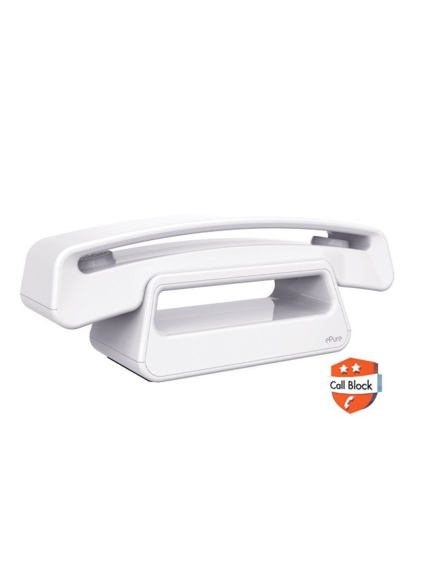 Alcatel ePure Iconic Ασύρματο Τηλέφωνο με Ελληνικό Μενού Λευκό Alcatel ePure Iconic Ασύρματο Τηλέφωνο με Ελληνικό Μενού Λευκό