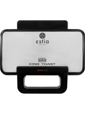 Estia 06-12359 06-12359 Τοστιέρα με Αποσπώμενες Πλάκες για 2 Τοστ 900W Inox