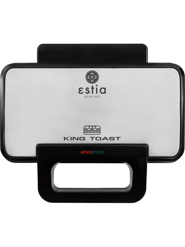 Estia 06-12359 06-12359 Τοστιέρα με Αποσπώμενες Πλάκες για 2 Τοστ 900W Inox Estia 06-12359 06-12359 Τοστιέρα με Αποσπώμενες Πλάκες για 2 Τοστ 900W Inox