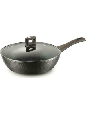 Izzy Onyx Σωτέζα με Καπάκι με Επίστρωση από Πέτρα 28cm 223486 Izzy Onyx Σωτέζα με Καπάκι με Επίστρωση από Πέτρα 28cm 223486