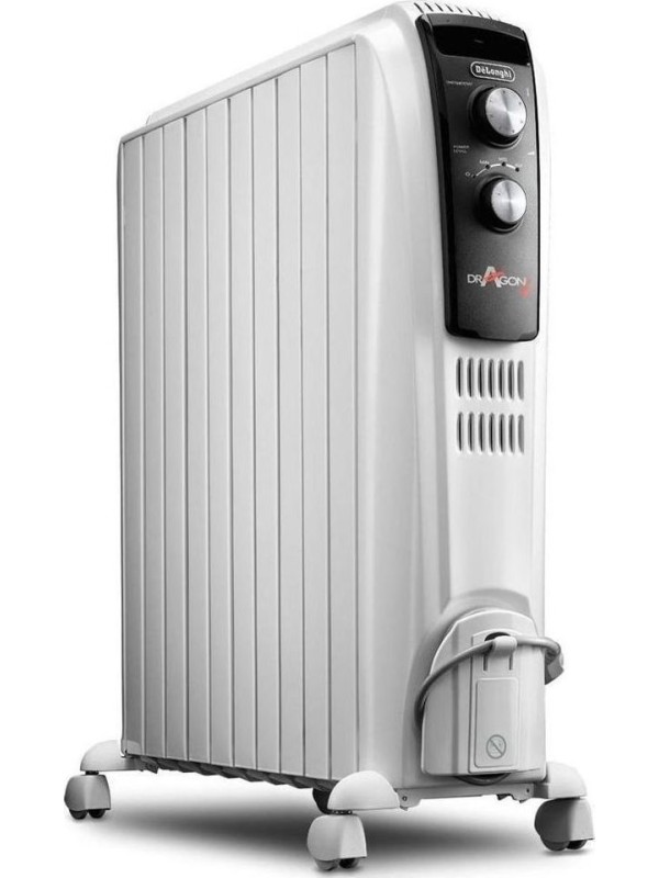 Delonghi Dragon 4 TRD4 1025 Καλοριφέρ Λαδιού με 10 φέτες 2500W Delonghi Dragon 4 TRD4 1025 Καλοριφέρ Λαδιού με 10 φέτες 2500W