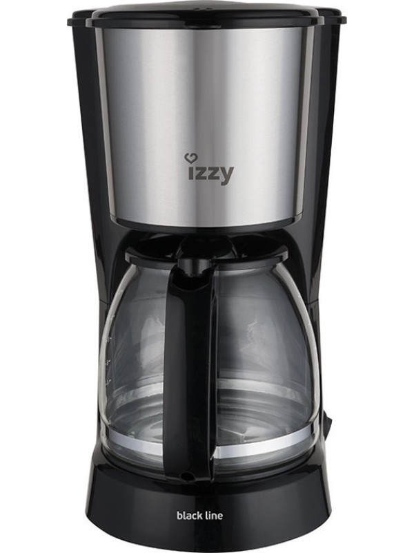 Izzy Black Line HB88024 Καφετιέρα Φίλτρου 1000W Silver Izzy Black Line HB88024 Καφετιέρα Φίλτρου 1000W Silver