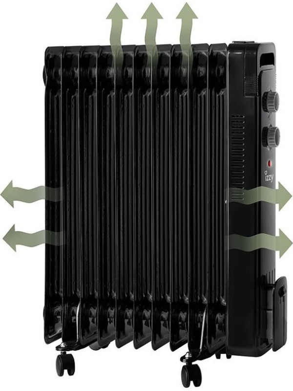 Izzy IZ-9019 Καλοριφέρ Λαδιού με 11 φέτες 2500W Izzy IZ-9019 Καλοριφέρ Λαδιού με 11 φέτες 2500W