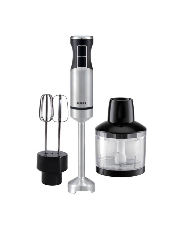 Muhler MB-99S Ραβδομπλέντερ με Ανοξείδωτη Ράβδο 1000W Γκρι Muhler MB-99S Ραβδομπλέντερ με Ανοξείδωτη Ράβδο 1000W Γκρι